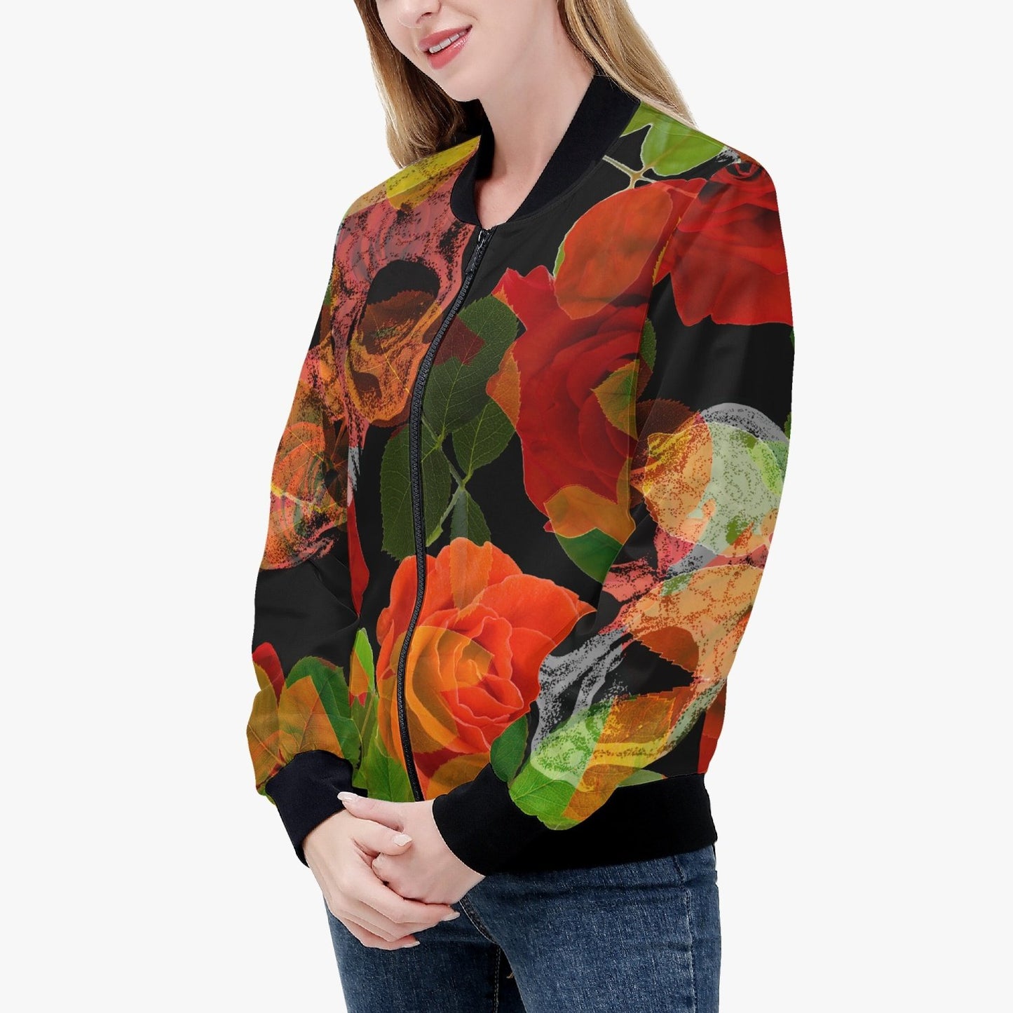 Jacki Easlick Skull & Roses Boho Jacket