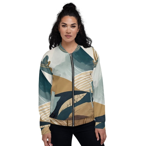 Women's Boho Style Bomber Jacket