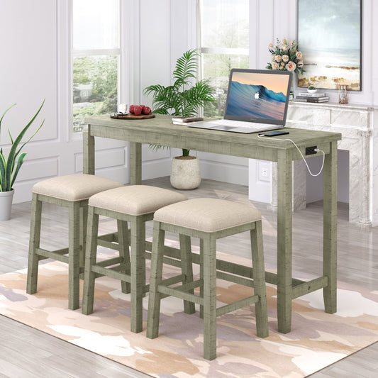 Rustic Bar Dining Set