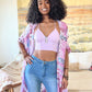 Colorful Splatter Boho Kimono – A Vibrant Bohemian Statement Piece