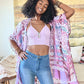 Colorful Splatter Boho Kimono – A Vibrant Bohemian Statement Piece