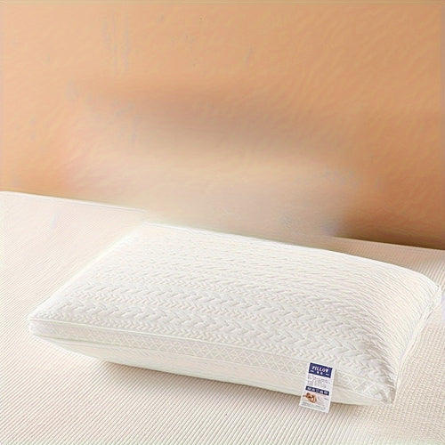 Supportive Bed Pillow with Elegant Wheat Ear Design