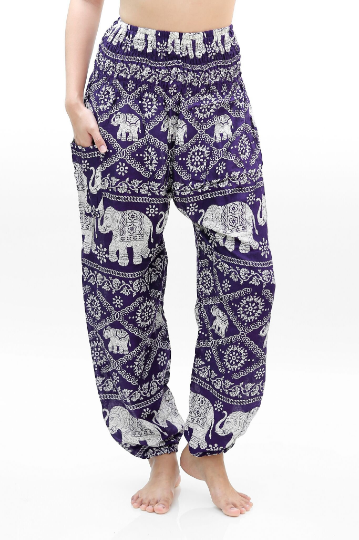 Purple Elephant Pants