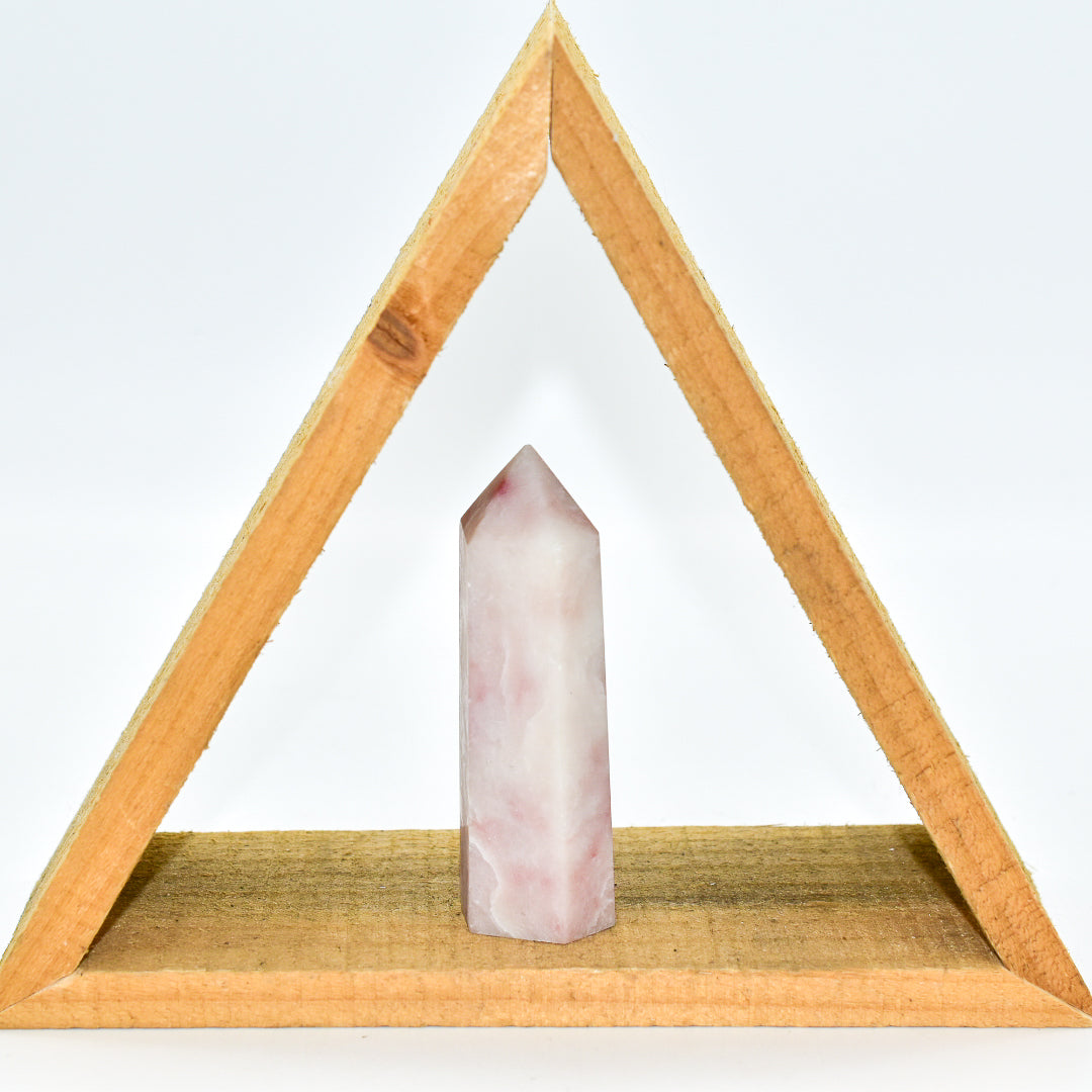 Pink Opal Crystal Point