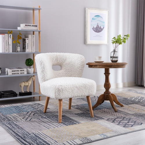 Sherpa Upholstered Accent Chair