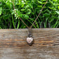 Pink Rose Quartz Wire Wrapped Pendant