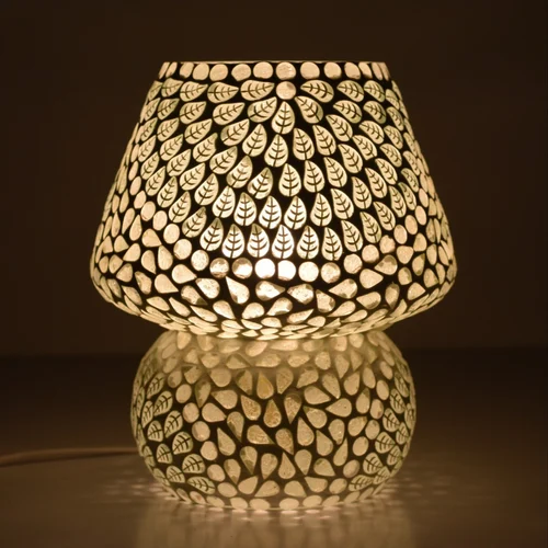 Turkish Glass Mosaic Table Lamp – Bohemian Elegance & Warm Ambiance