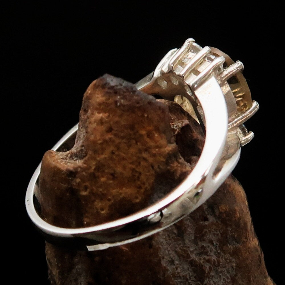 Citrine silver Ring