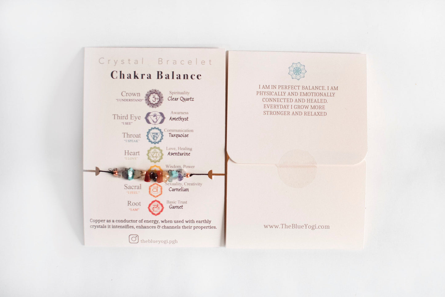 Chakra Balance Crystal Bracelet/Anklet