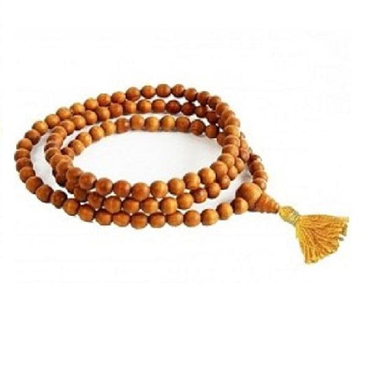 Sandalwood Mala – 108 Handcrafted Prayer Beads