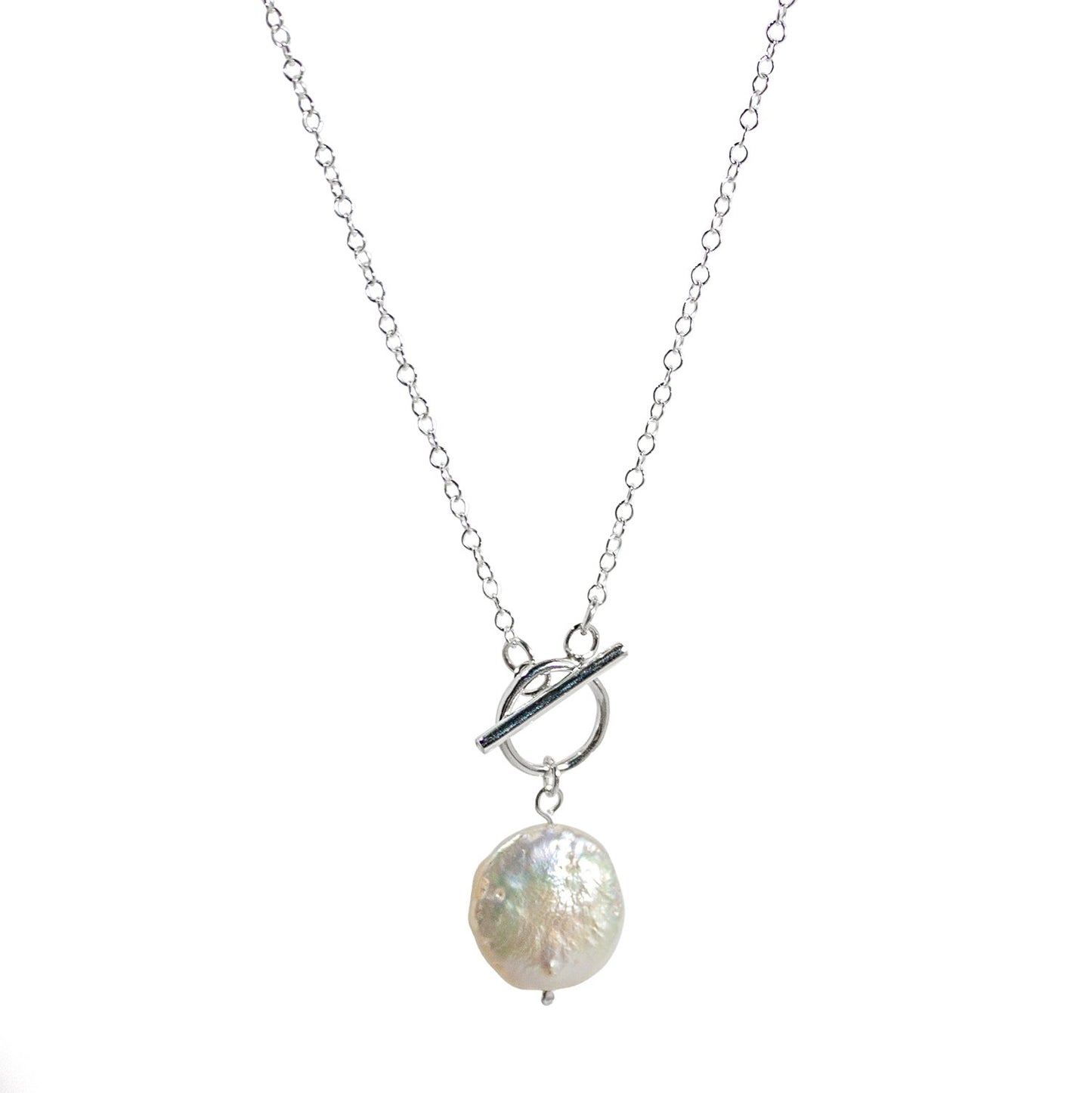 Toggle and Keshi Pearl Chain Necklace