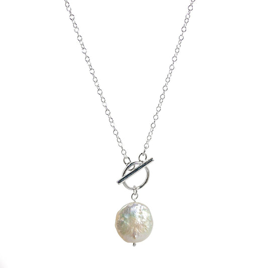 Toggle and Keshi Pearl Chain Necklace