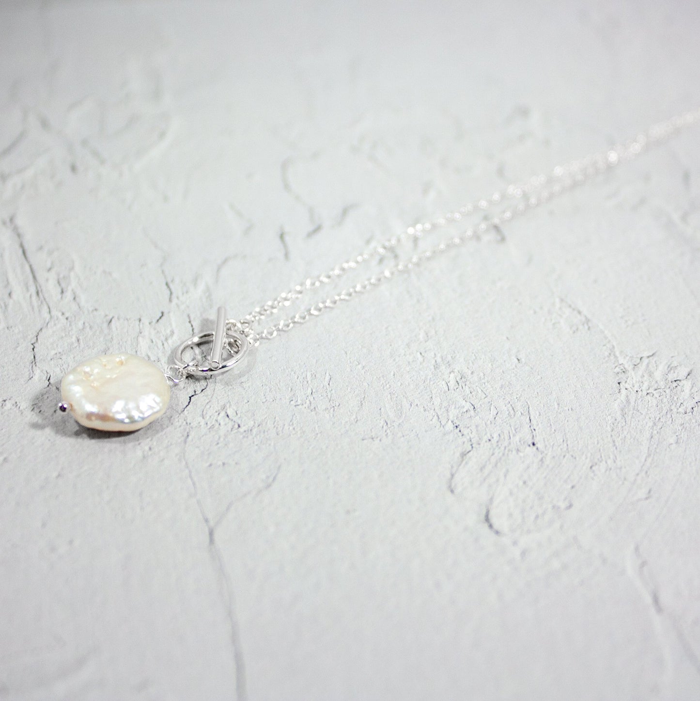 Toggle and Keshi Pearl Chain Necklace