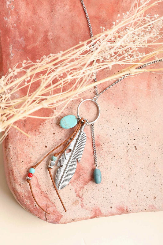 Turquoise Charm Necklace