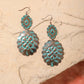 Turquoise Flower Drop Earrings