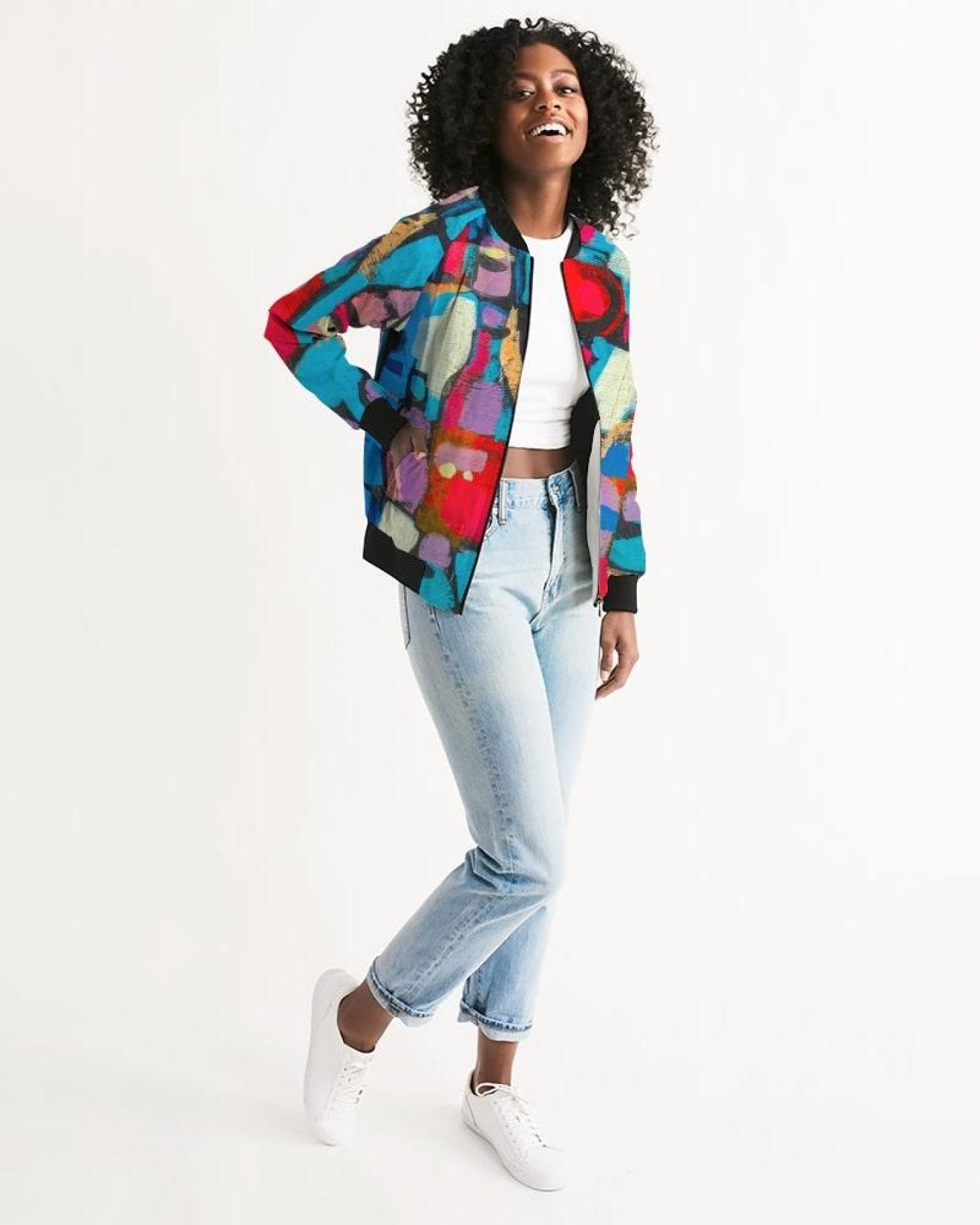 Sutileza Smooth Boho Bomber Jacket