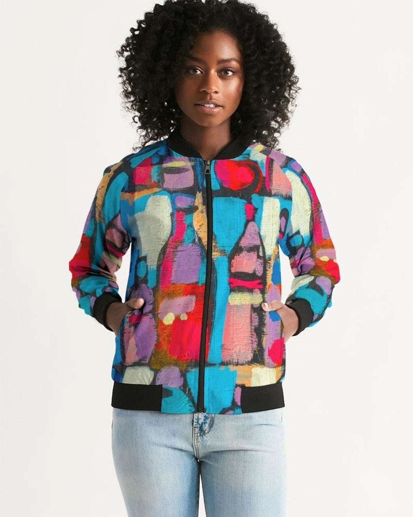 Sutileza Smooth Boho Bomber Jacket